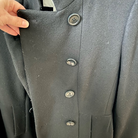 Women’s banana republic wool pea/dress coat xs - Picture 13 of 14